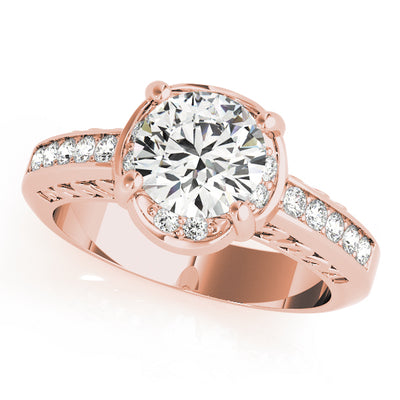 ENGAGEMENT RINGS SINGLE ROW PRONG SET