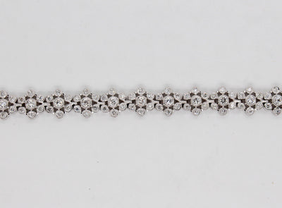 Estate 14KW 2.50 Cttw Diamond Bracelet