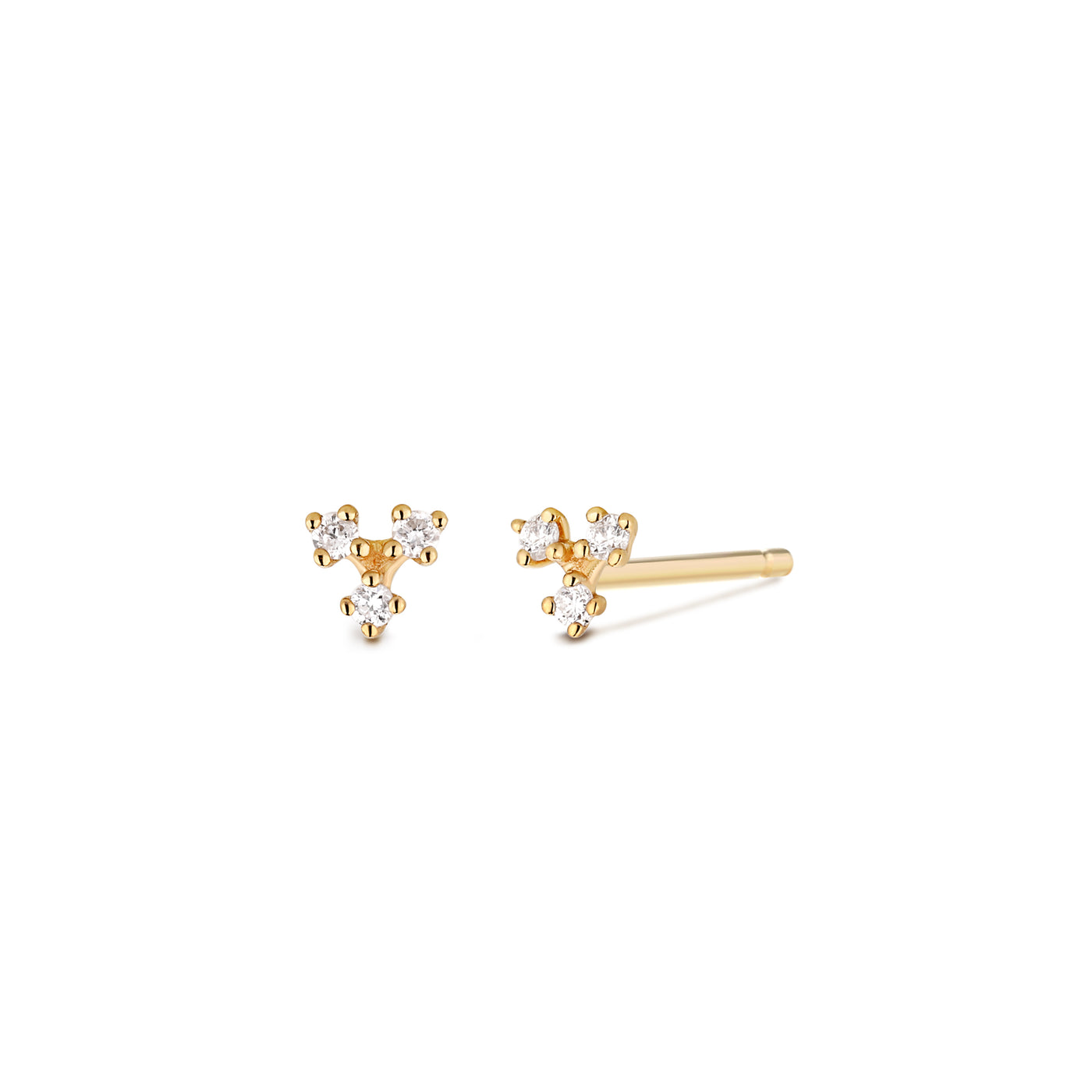 CLOVER  Diamond Studs