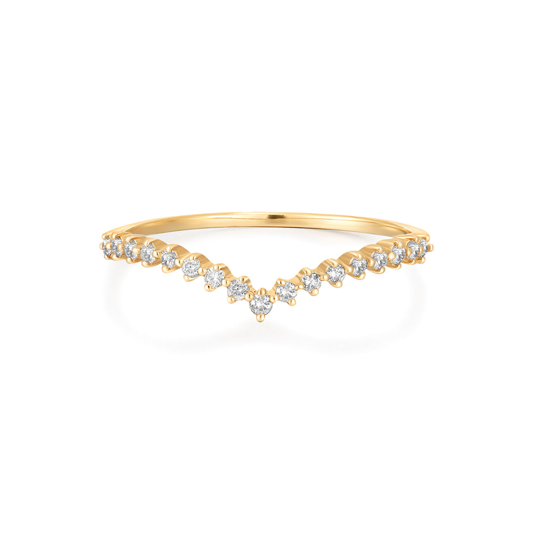 REVERE Lab-Grown Diamond Wishbone Ring