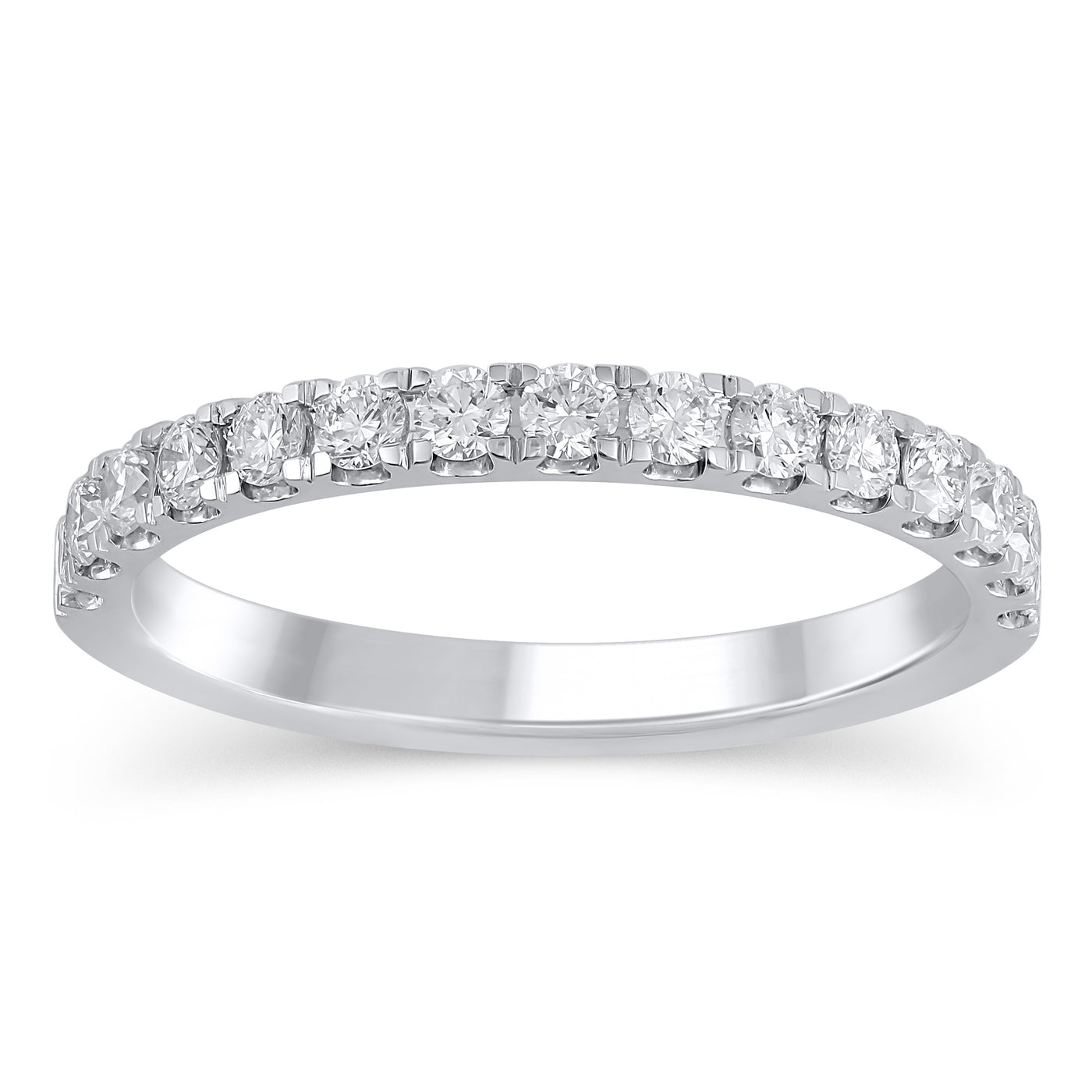 14KW .50 Cttw Lab Grown Diamond Anniversary Band