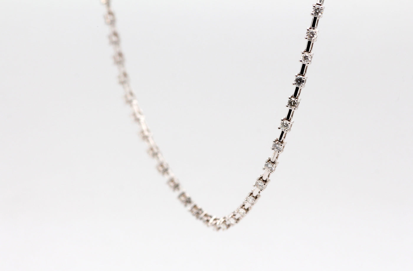 18KW 1.32 Cttw Diamond Necklace