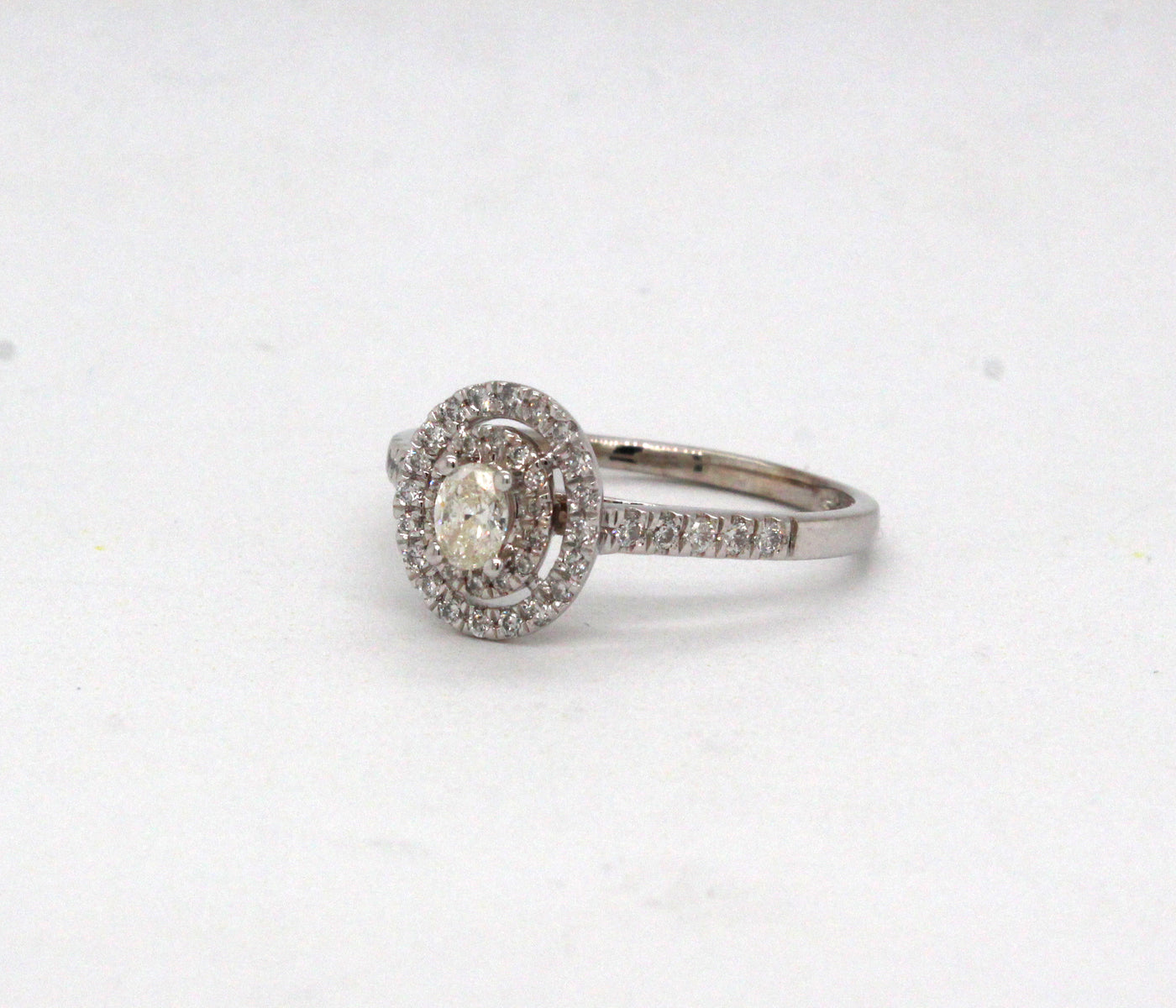 Estate 10KW .57 Cttw Diamond Engagement Ring