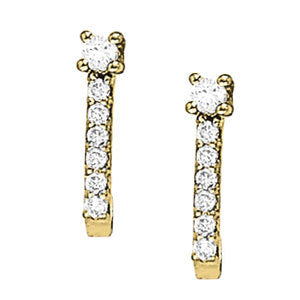 EARRINGS HOOP EARRINGS J-HOOPS