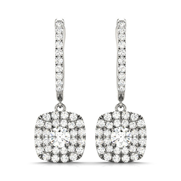 Halo Diamond Earring