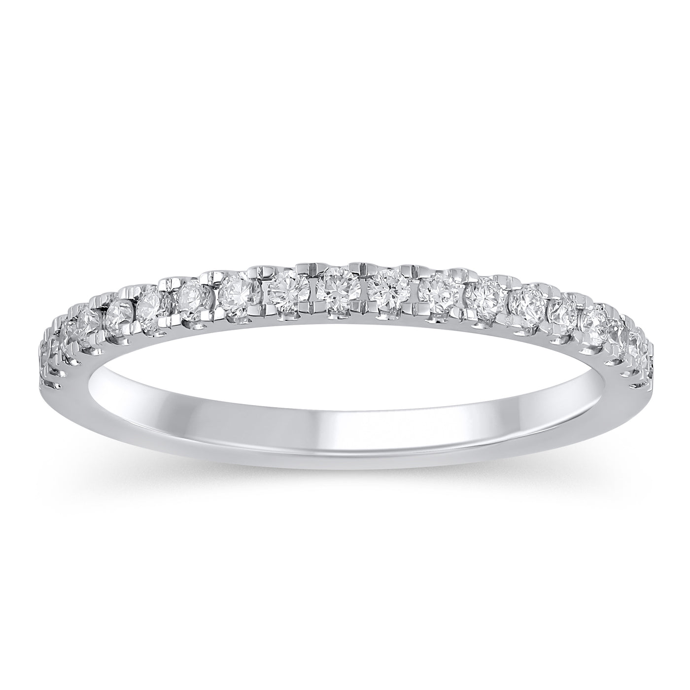 14KW .25 Cttw Lab Grown Diamond Anniversary Band