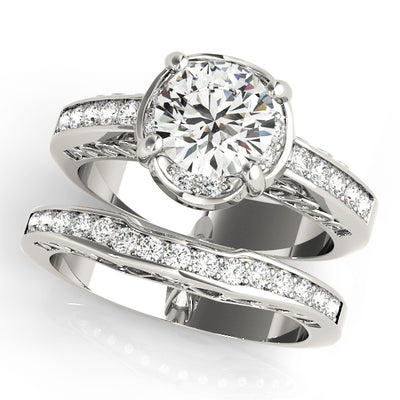 ENGAGEMENT RINGS SINGLE ROW PRONG SET