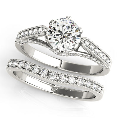 ENGAGEMENT RINGS SINGLE ROW PRONG SET