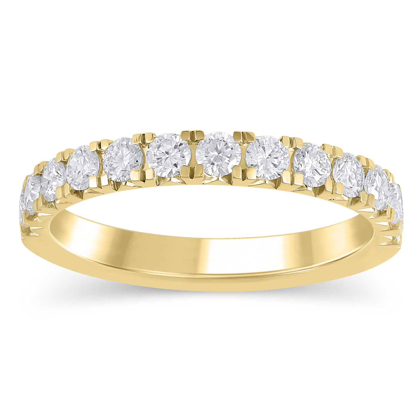 14KY 1.00 Cttw Lab Grown Diamond Anniversary Band