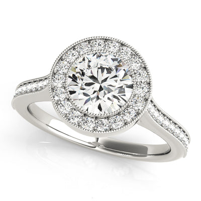 ENGAGEMENT RINGS HALO ROUND