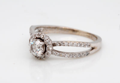 14KW .75 Cttw Diamond Engagement Ring