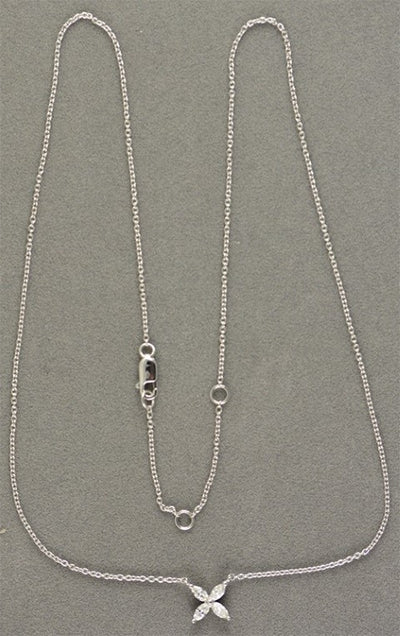 18KW .28 Cttw Diamond Necklace