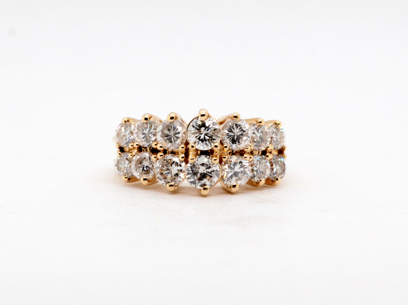 Estate 14KY 2.00 Cttw Diamond Ring, H-I1