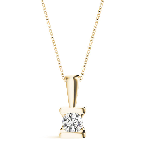 Solitaire Diamond Pendant