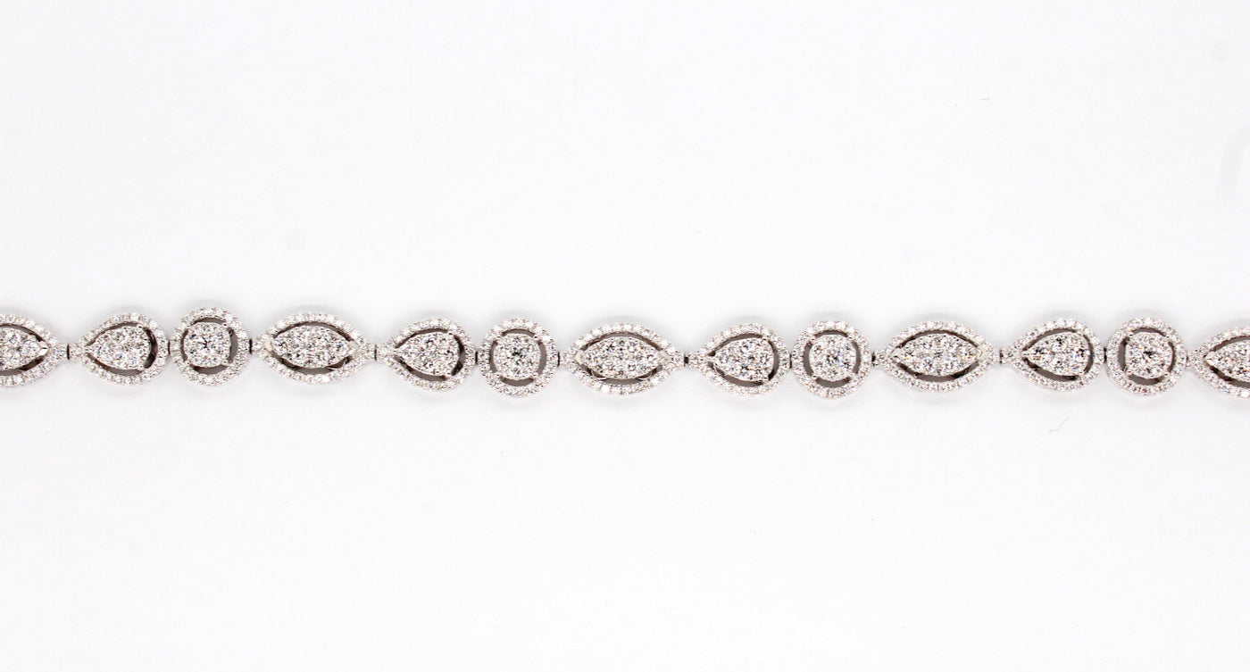 18KW Fashion Diamond Bracelet