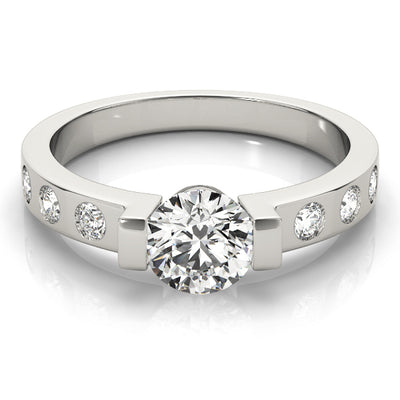 ENGAGEMENT RINGS SINGLE ROW PRONG SET