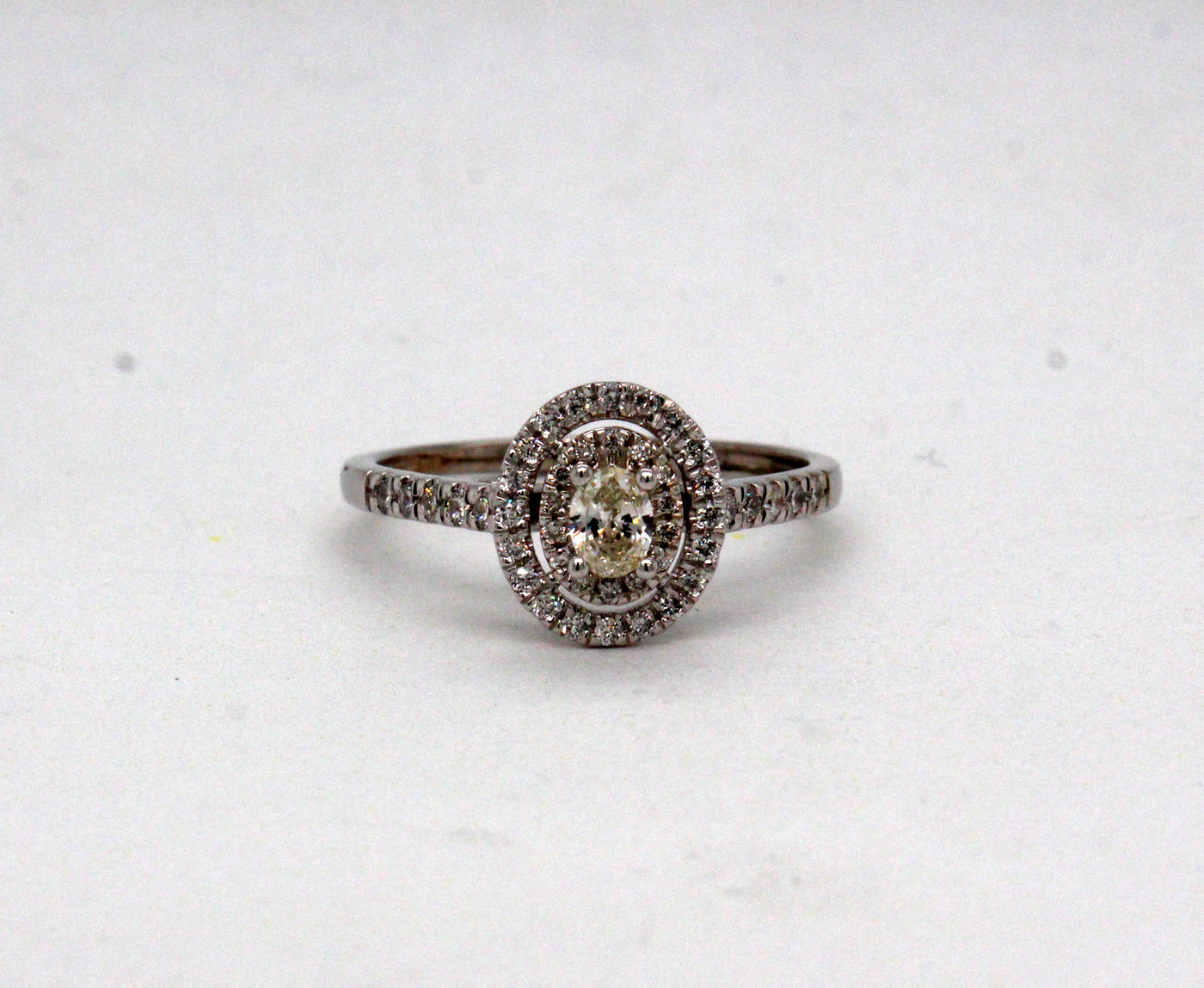 Estate 10KW .57 Cttw Diamond Engagement Ring