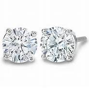 14KW .87 Cttw Diamond Stud Earrings