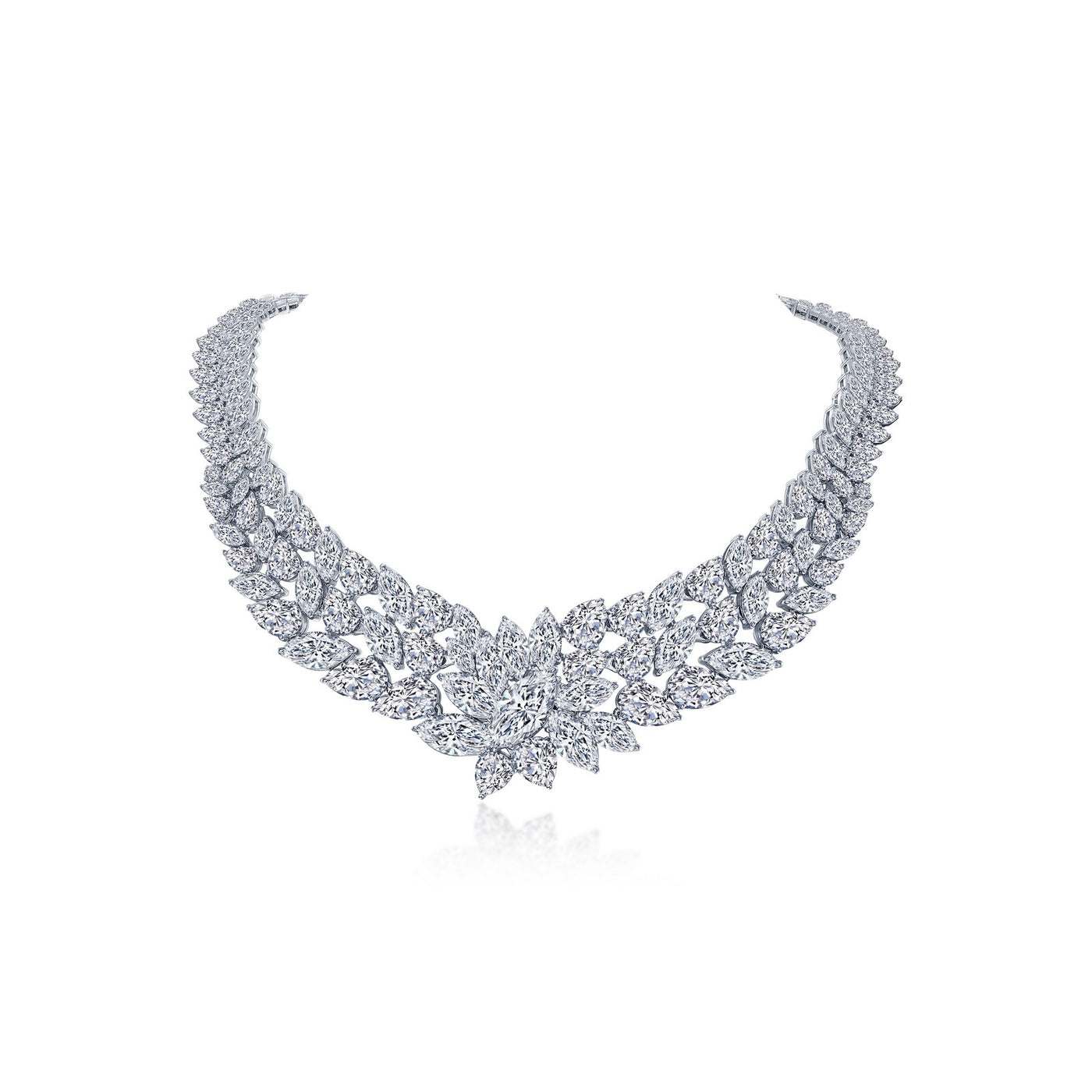 142 CTW Statement Choker Necklace