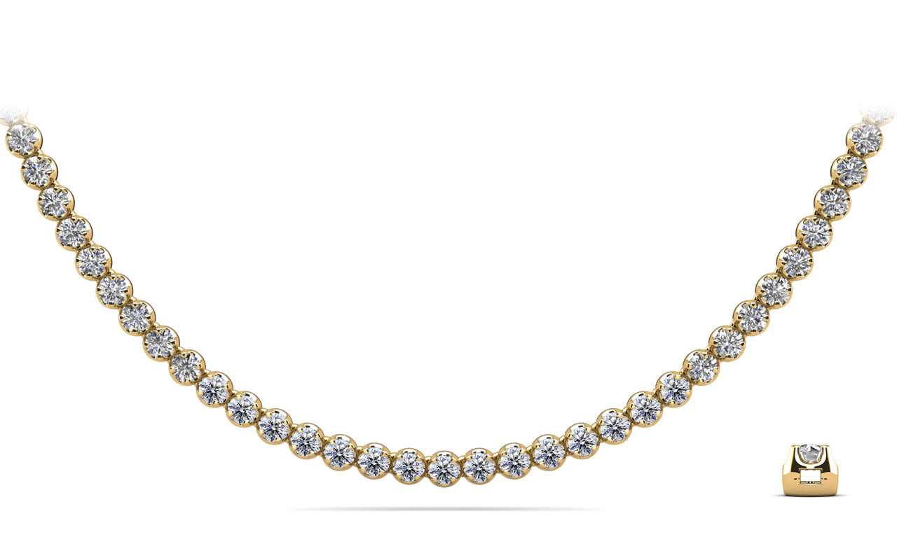 14KY 5.00 CTTW DIAMOND NECKLACE