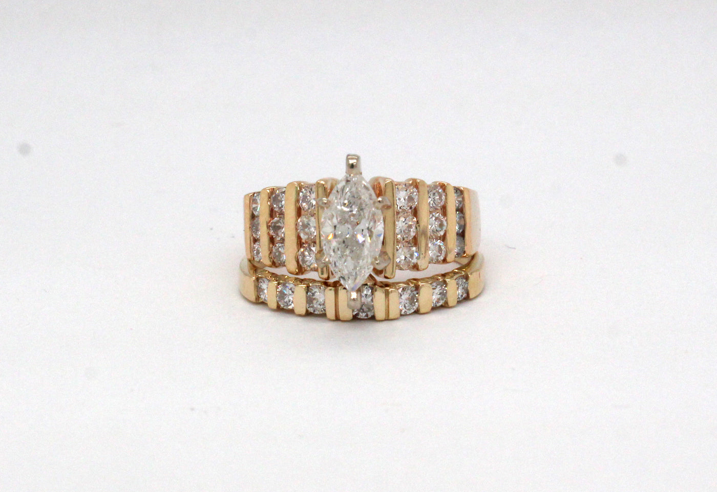 Estate 14KY 1.78 Cttw Diamond Engagement Ring