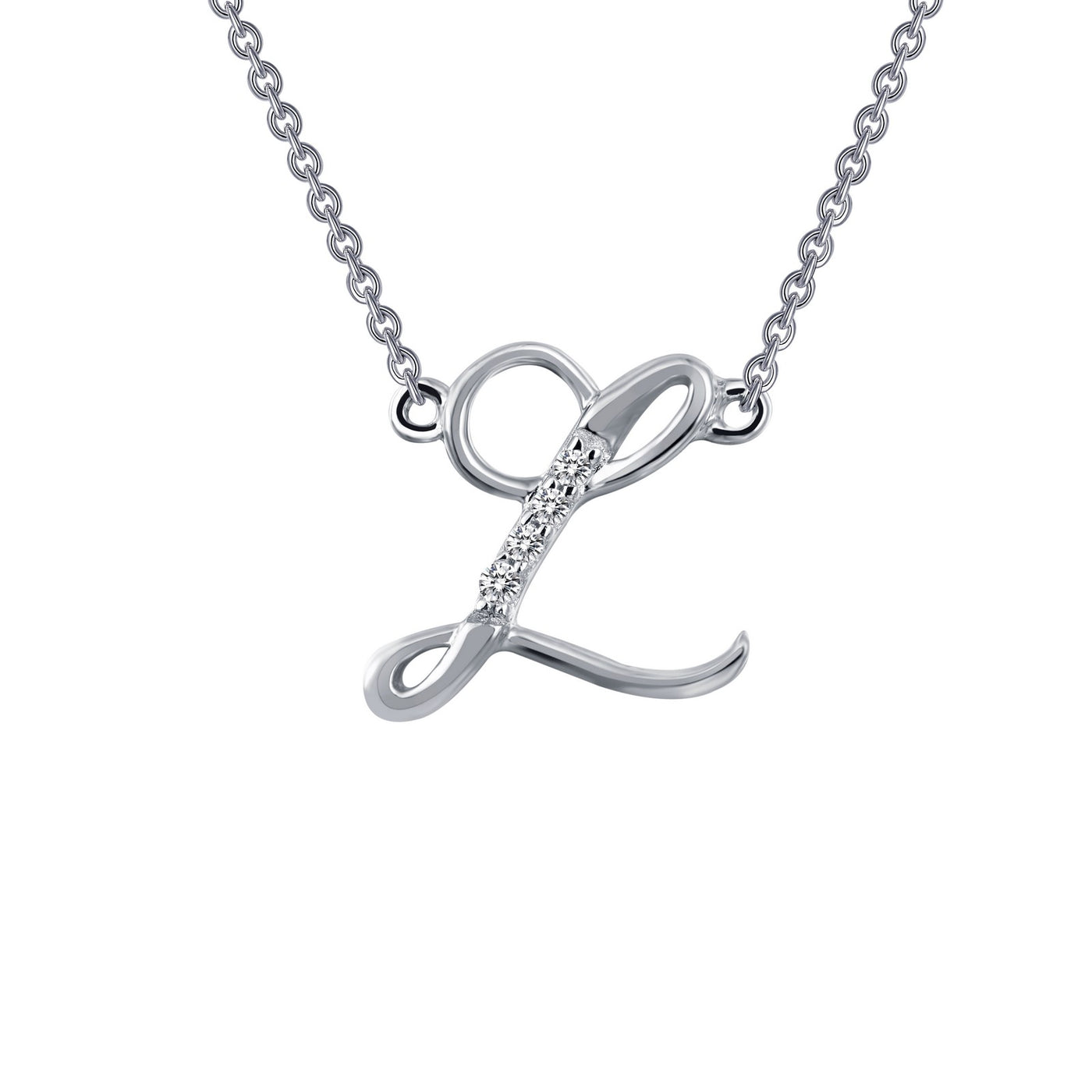 Letter L Pendant Necklace