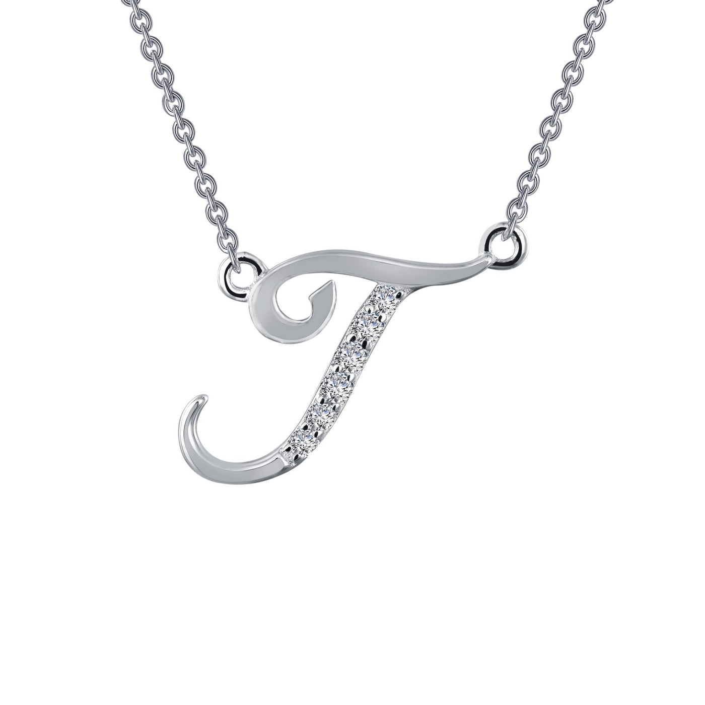 Letter T Pendant Necklace