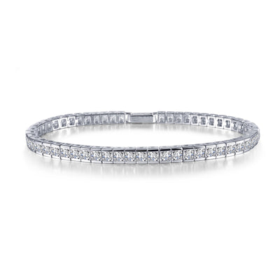 Princess-Cut Tennis Bracelet