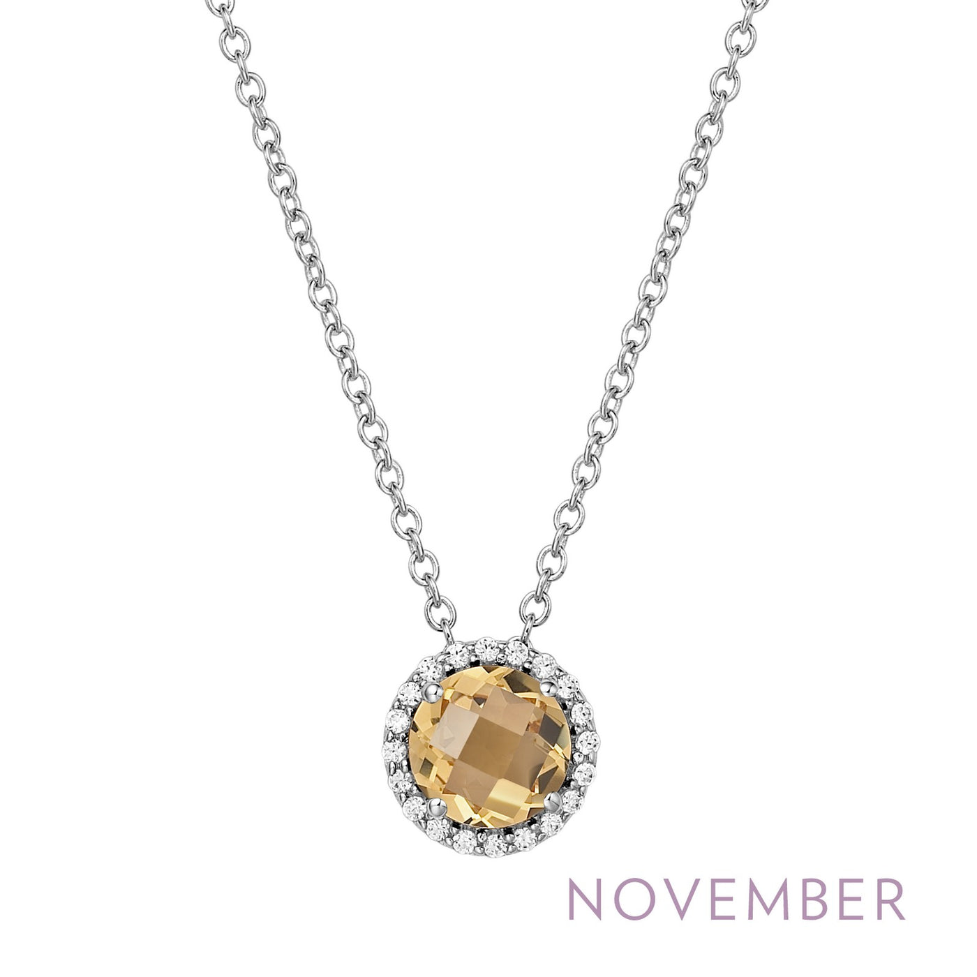 November Birthstone Necklace