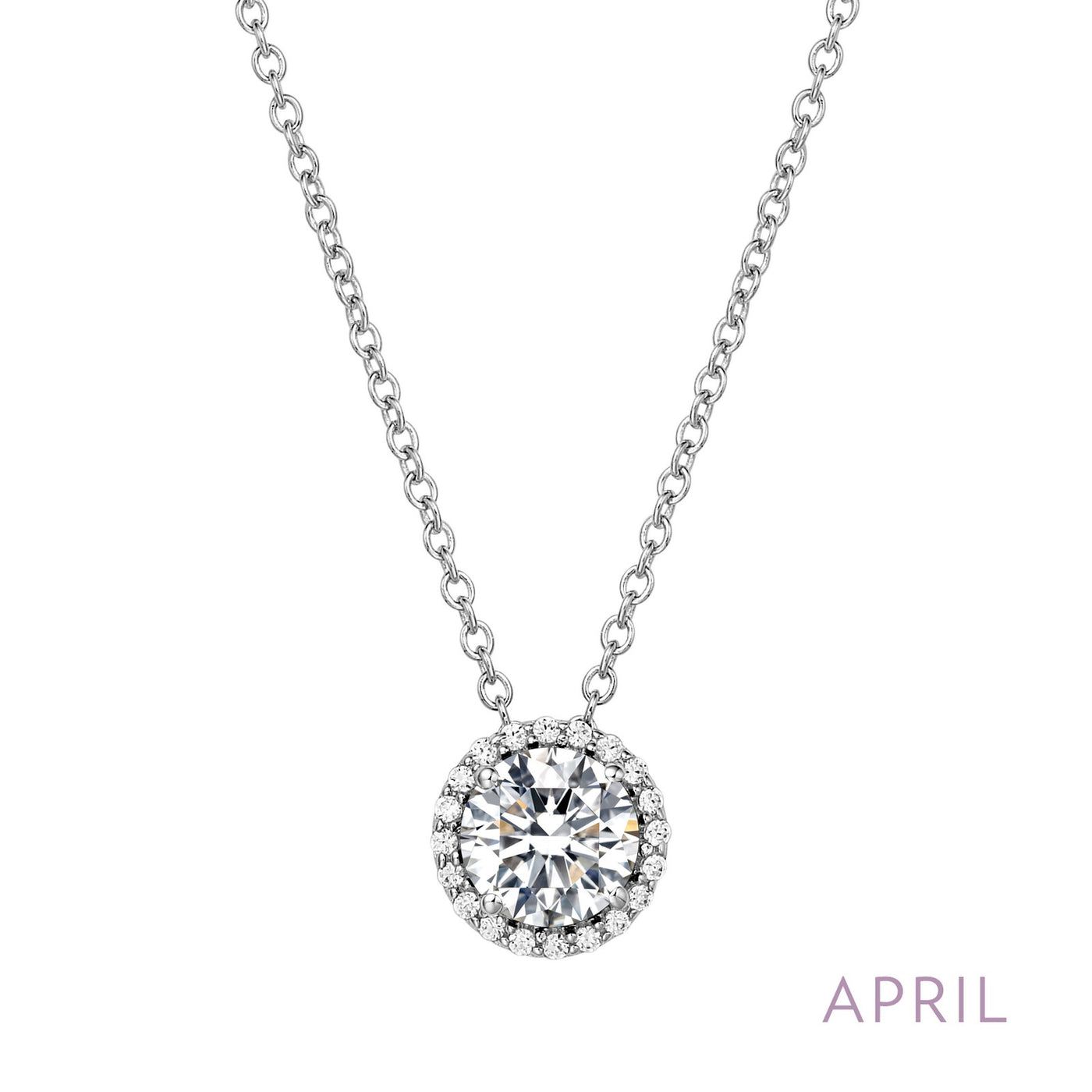 April Birthstone Necklace