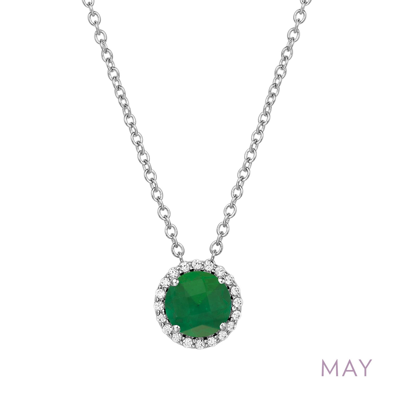 May Birthstone Necklace