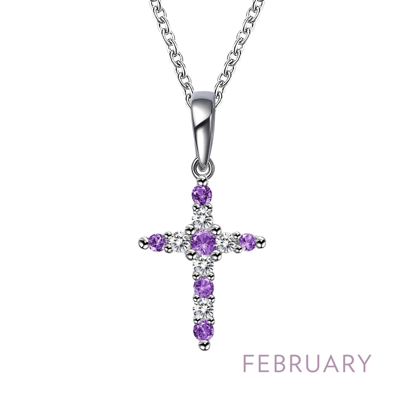 February Birthstone Necklace