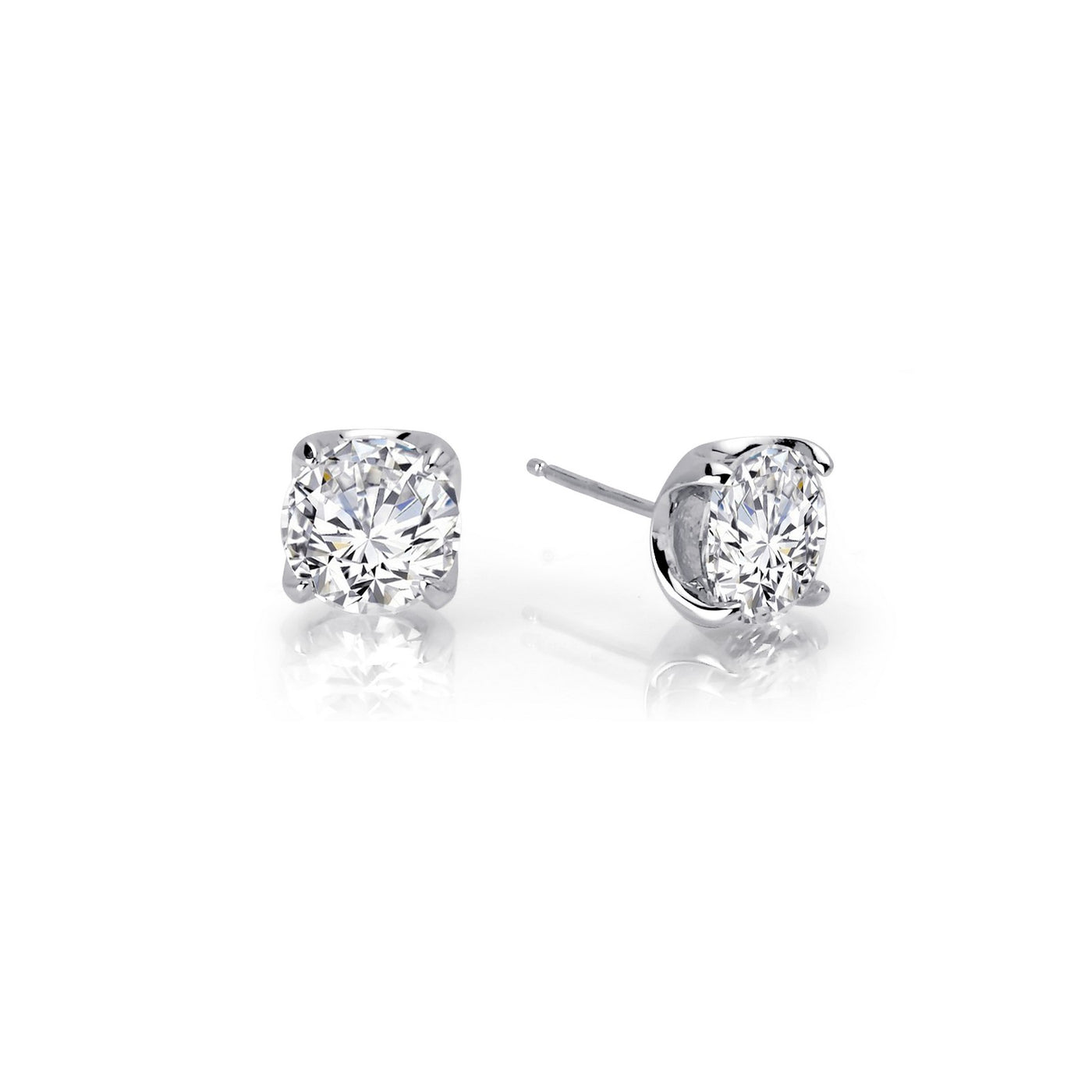 1.3 CTW Solitaire Stud Earrings