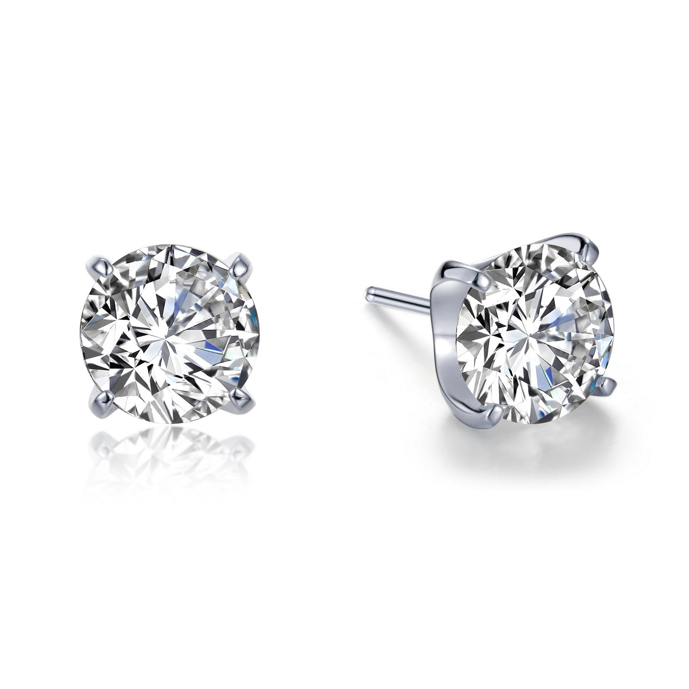 5 CTW Solitaire Stud Earrings