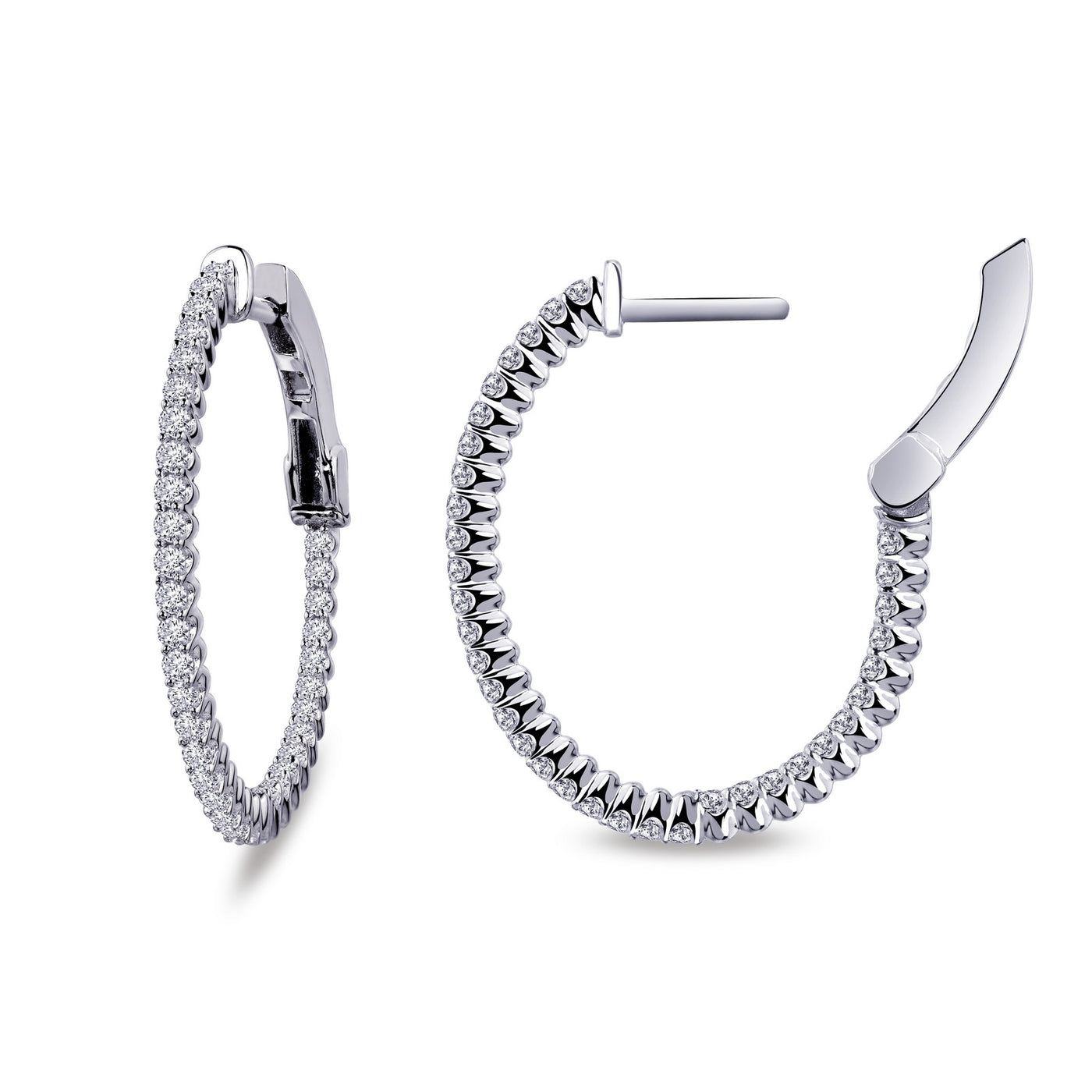 20mm x 25mm Oval Hoop Earrings