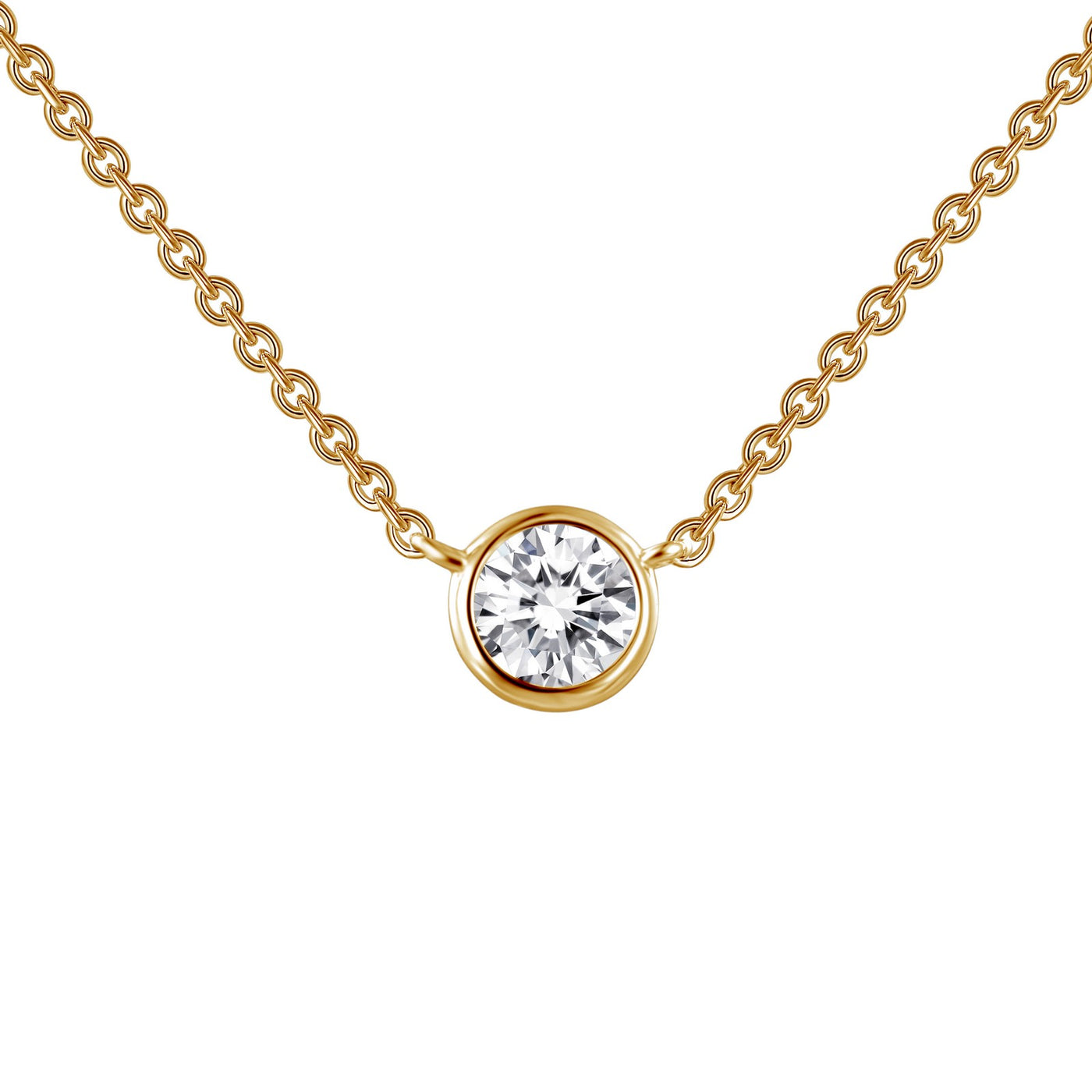 0.46 CTW Solitaire Necklace