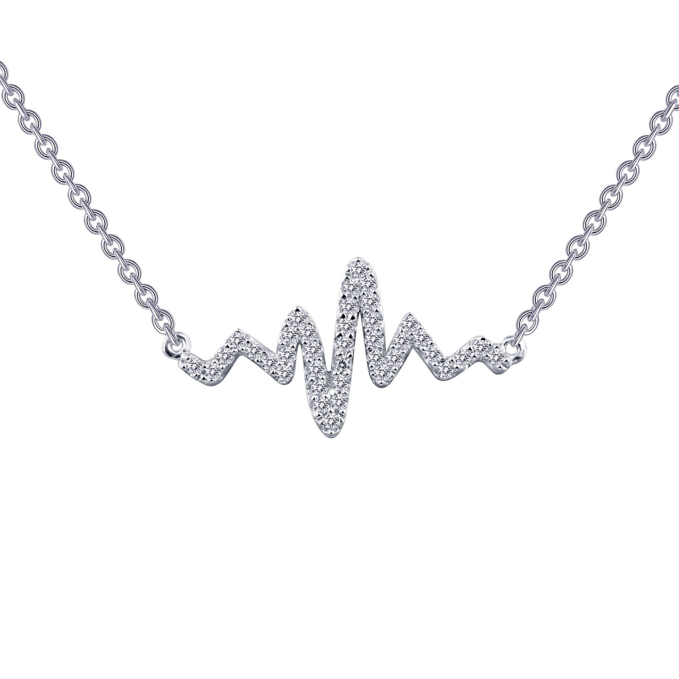 0.39 CTW Heartbeat Necklace