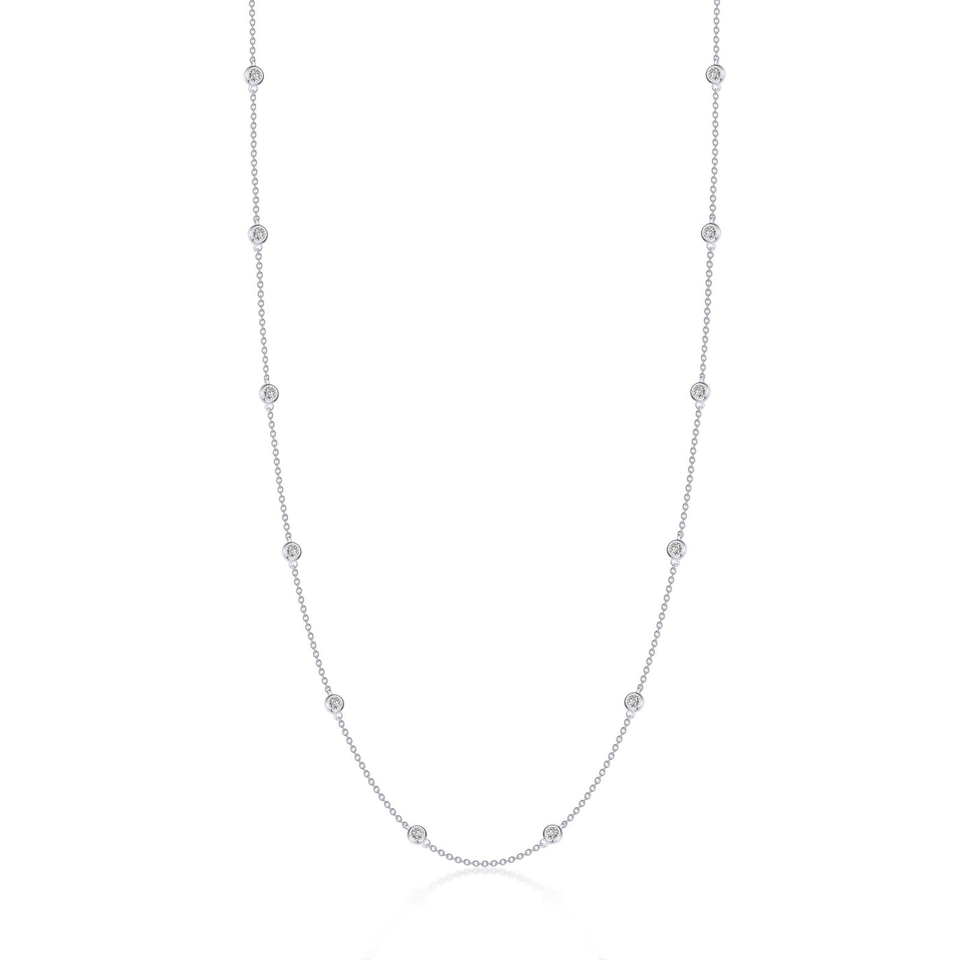 0.73 CTW Station Necklace