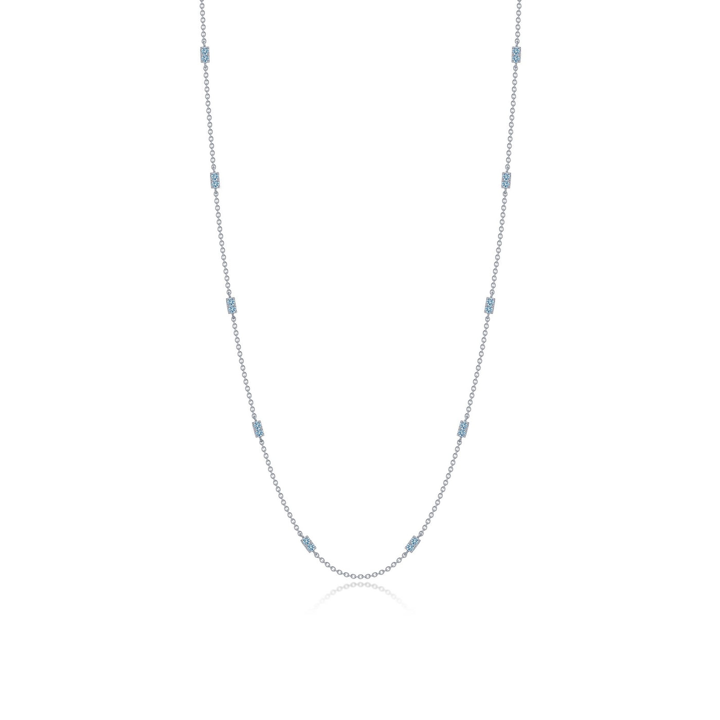 0.6 CTW Adjustable Station Necklace