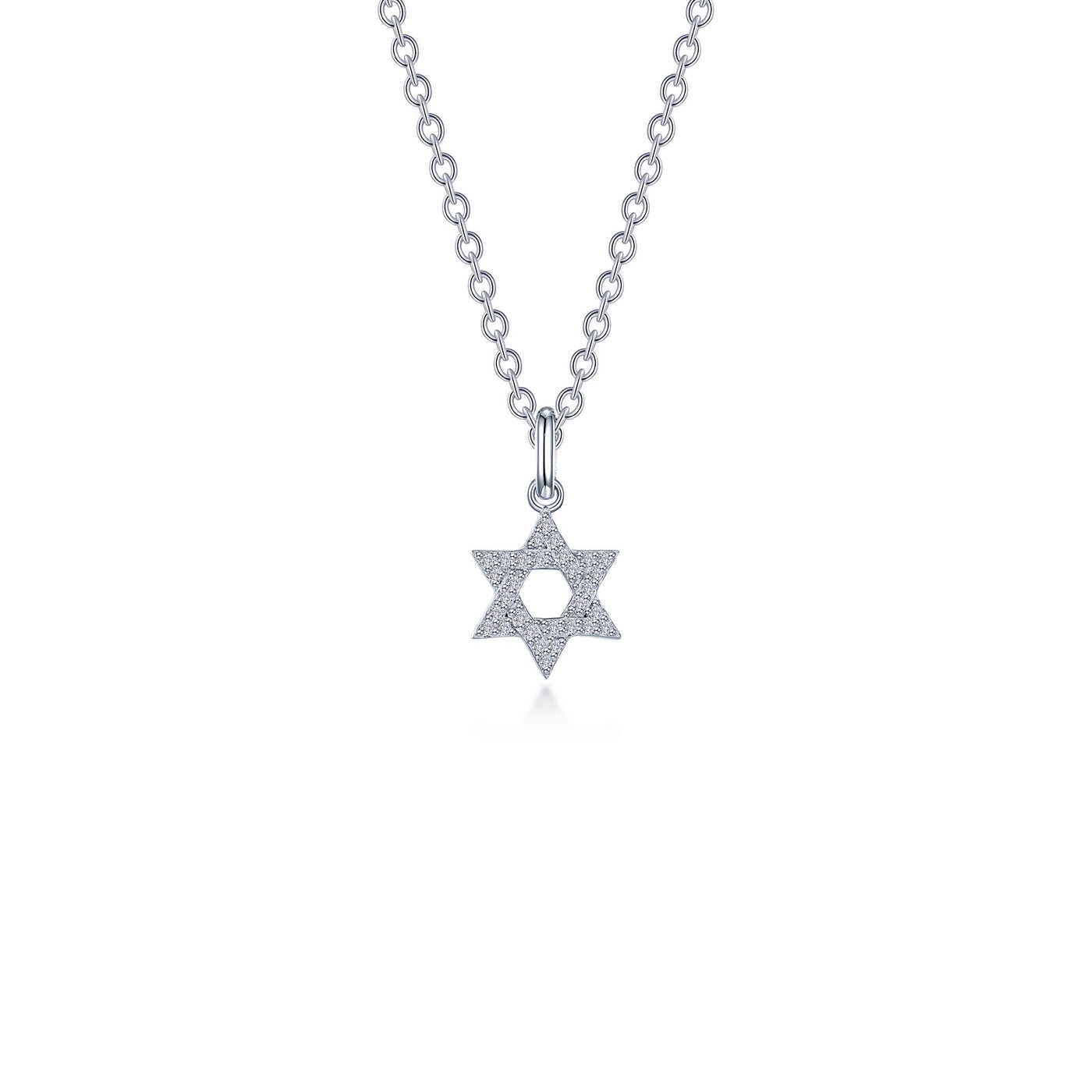 0.55 CTW Star of David Necklace