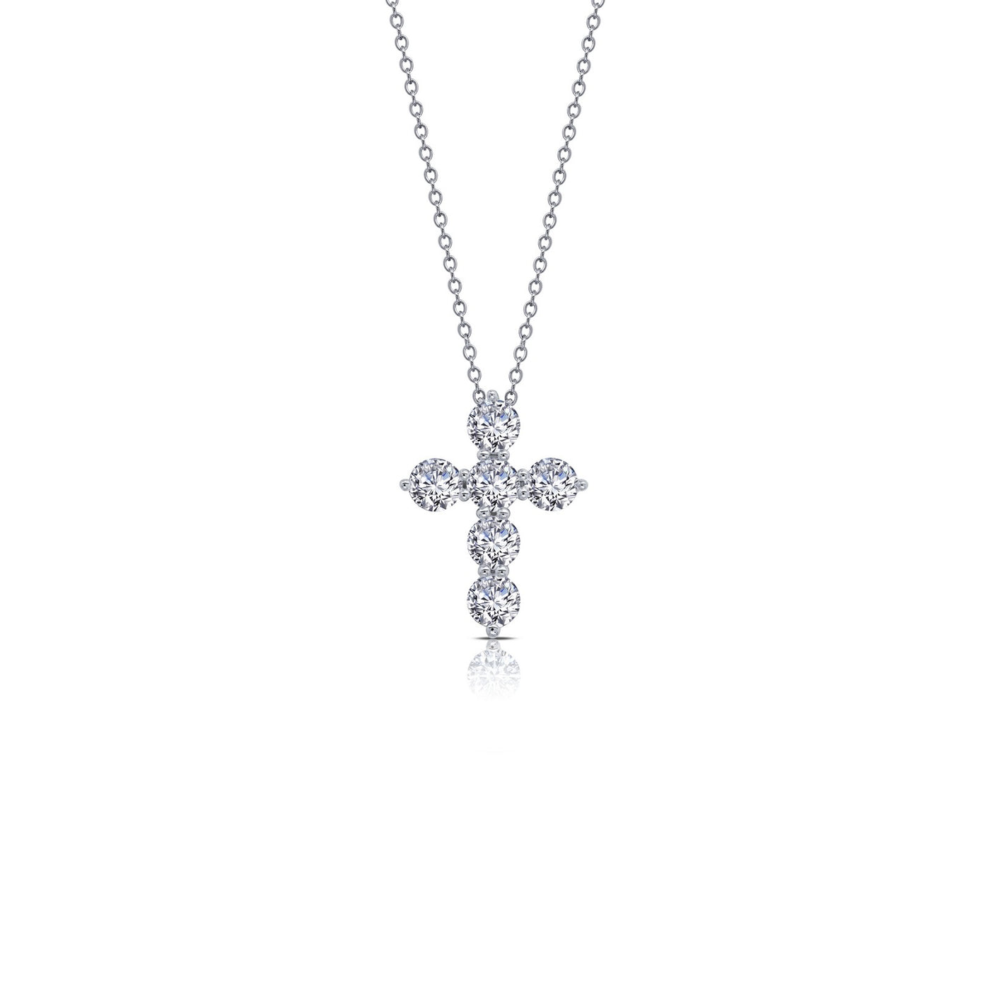 1.02 CTW Cross Pendant Necklace