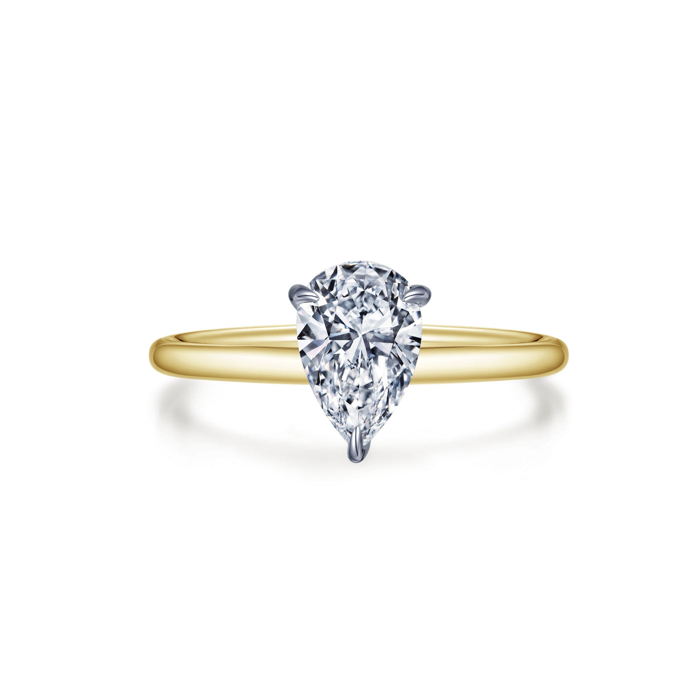 Pear-shaped Solitaire Engagement Ring