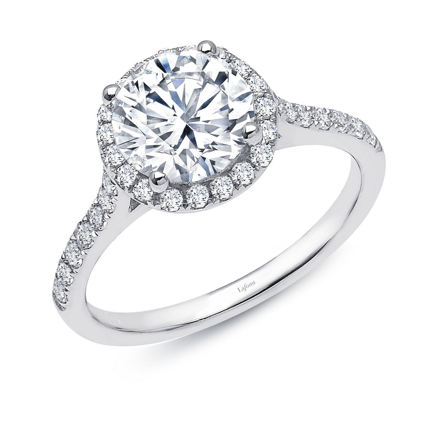 2.51 CTW Halo Engagement Ring