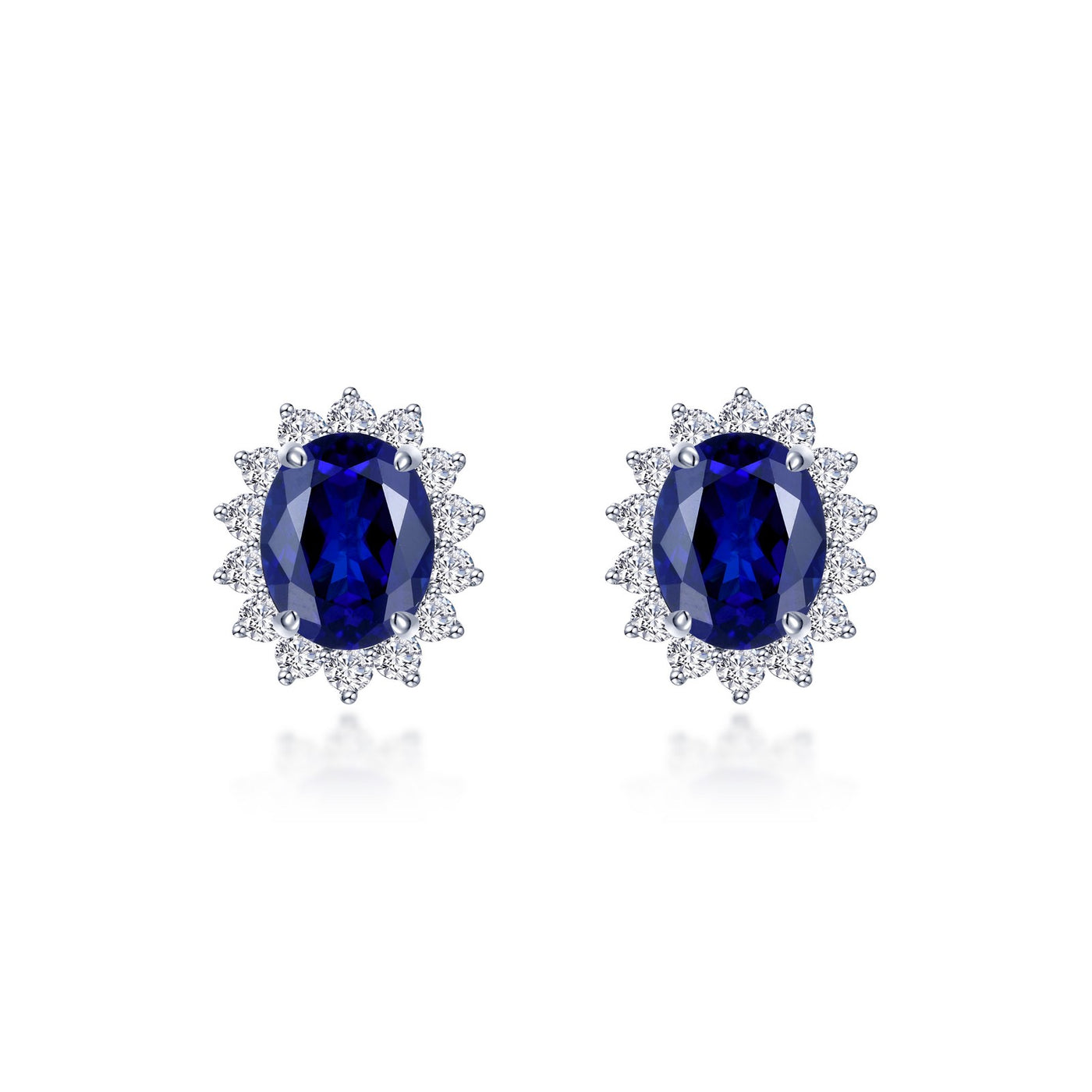 6.2 CTW Halo Stud  Earrings