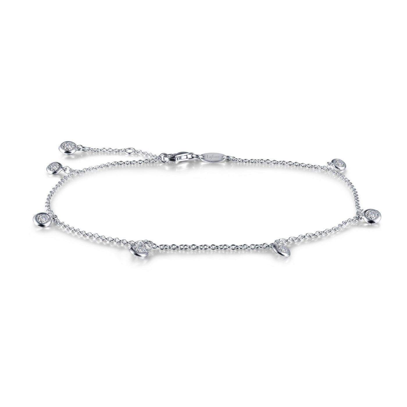 Bezel-Set Station Anklet