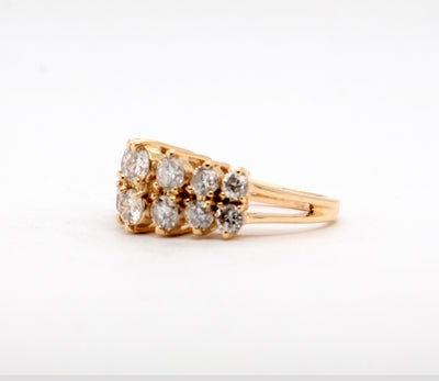 Estate 14KY 2.00 Cttw Diamond Ring, H-I1