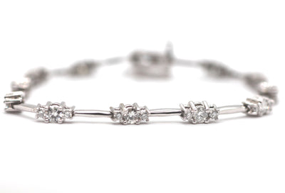 14KW 1.84 Cttw Diamond Bracelet