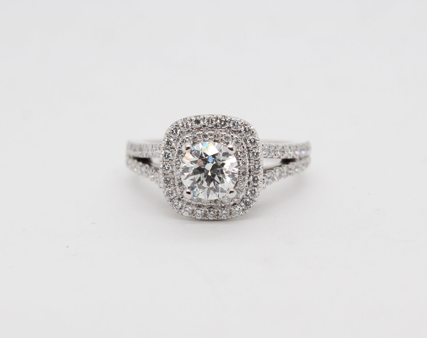 Estate 14KW 1.51 Cttw Diamond Engagement Ring