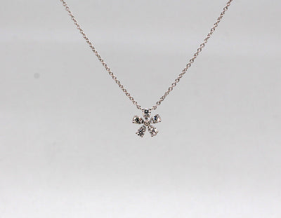 18KW .24 Cttw Diamond Necklace