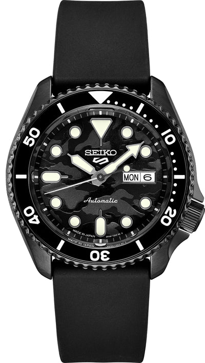 Seiko 5 Sports SRPJ39 Bif Automatic Black Dial Horigome Le